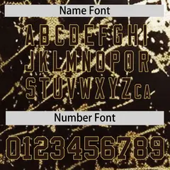 Brown Old Gold Shiny Gold Cracked Texture Baseball Jersey 5