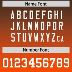 Brown Orange Gradient Side Pattern Authentic Football Jersey 4