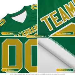 Brown Orange Side Stripe Authentic Football Jersey 6