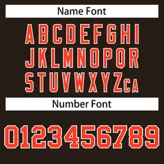 Brown Orange-White Classic Mesh Authentic Football Jersey 4