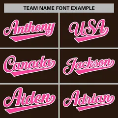 Brown Pink-White Classic Varsity Full-Snap Letterman Jacket 3