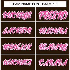 Brown Pink-White Classic Varsity Full-Snap Letterman Jacket 5