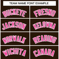 Brown Pink-White Classic Varsity Full-Snap Letterman Jacket 5
