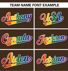 Brown Rainbow Pride Month Raglan Sleeves Baseball Jersey 3