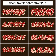 Brown Red-Khaki Classic Varsity Full-Snap Letterman Jacket 3