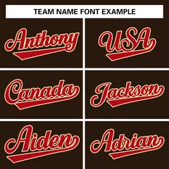 Brown Red-Khaki Classic Varsity Full-Snap Letterman Jacket 3