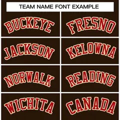 Brown Red-Khaki Classic Varsity Full-Snap Letterman Jacket 5