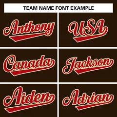 Brown Red-Khaki Classic Varsity Full-Snap Letterman Jacket 5