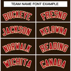 Brown Red-Khaki Classic Varsity Full-Snap Letterman Jacket 5