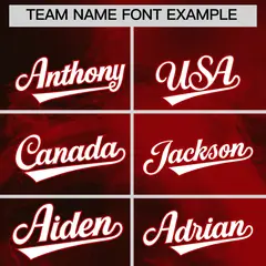 Brown Red White Skeleton Graffiti Baseball Jersey 3