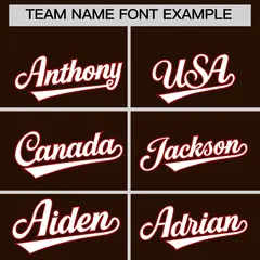 Brown Red White Varsity Jacket with Faux Leather Sleeves 4
