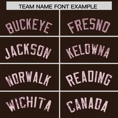 Brown Sequined Trim Athletic Basketball Jersey 3