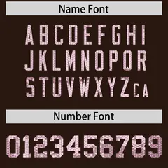 Brown Sequined Trim Athletic Basketball Jersey 4