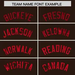 Brown Sequined Trim Athletic Basketball Jersey 3