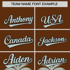 Brown Silver-Gray Graffiti Pattern Bossinia Baseball Jersey 3
