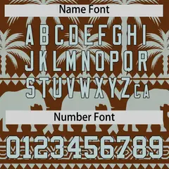 Brown Silver-Gray Graffiti Pattern Bossinia Baseball Jersey 4