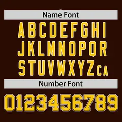 Brown White Half Stripe Authentic Baseball Jersey 4