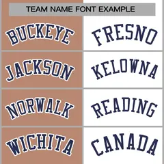 Brown White-Navy Two Tone Split Varsity Full-Snap Letterman Jacket 5