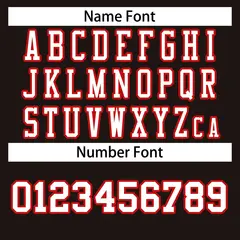 Brown White-Red Classic Style Football Jersey 4