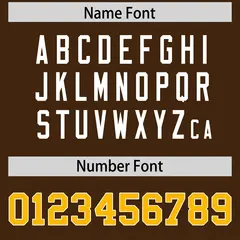 Brown Yellow White Father's Day Classic Baseball Jersey 4