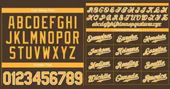 Brown Yellow-White Hook Classic Authentic Baseball Jersey 3