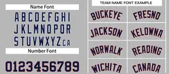 Bull Classic Sets Gray Navy-Orange Basketball Jersey 4
