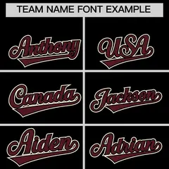 Burgundy Black Crimson Raglan Varsity Full-Snap Leather Sleeves Letterman Jacket 3