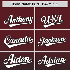 Burgundy Black Gradient Authentic Fashion Baseball Jersey 3