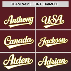 Burgundy Black Gradient Authentic Fashion Baseball Jersey 3
