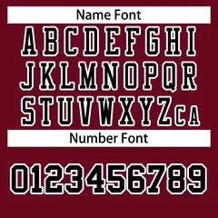 Burgundy Black-White Classic Style Authentic Football Jersey 4
