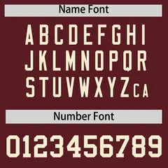 Burgundy Classic Style Authentic Baseball Jersey 4