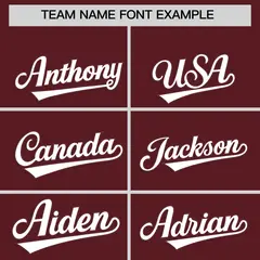 Burgundy Classic Style Authentic Baseball Jersey 3