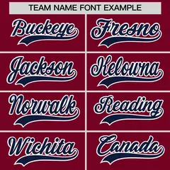 Burgundy Navy Reversible Raglan Baseball Jersey 7