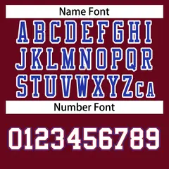 Burgundy Royal-White Classic Style Authentic Football Jersey 4