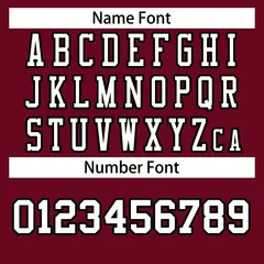Burgundy White-Black Classic Authentic Football Jersey 4