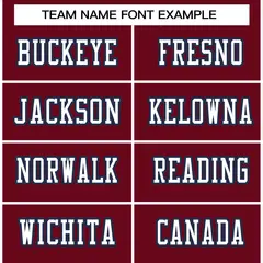 Burgundy White-Navy Classic Style Authentic Football Jersey 3