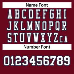 Burgundy White-Navy Classic Style Authentic Football Jersey 4