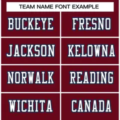 Burgundy White-Navy Classic Style Authentic Football Jersey 3