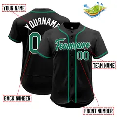 Button-Down Baseball Jersey for Team Sports 2