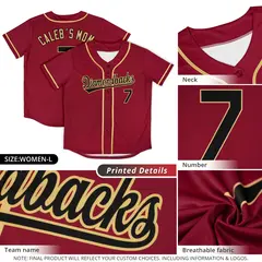 Button-Down Baseball Jersey Sports Uniform for Team 2