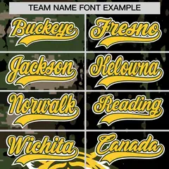 Camo Black Gold Full-Snap Tiger Graffiti Baseball Jersey 6