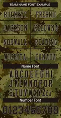 Camo Black Mesh Authentic Football Jersey 3