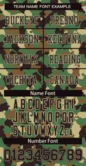 Camo Black-Old Gold Mesh Authentic Football Jersey 3