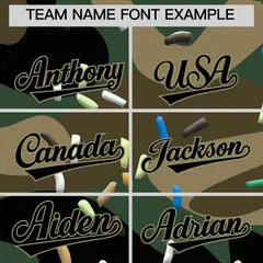 Camo Ice Cream Cone Graffiti Full-Snap Varsity Letterman Jacket 3