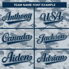 Camo Navy White Authentic Baseball Jersey 3