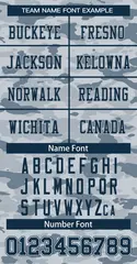 Camo Navy-White Mesh Authentic Football Jersey 3