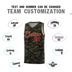Camo Sports Uniform Basketball Jersey 4