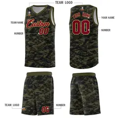 Camo Sports Uniform Basketball Jersey 5
