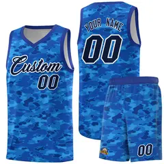 Camo Sports Uniform Basketball Jersey