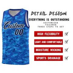 Camo Sports Uniform Basketball Jersey 2